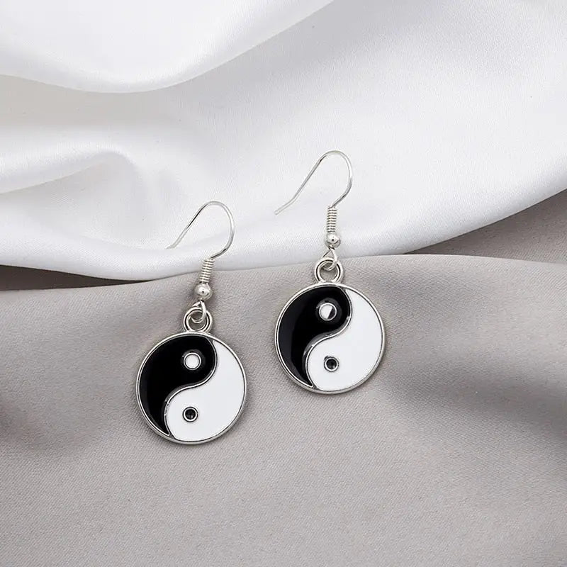 Boucle d’oreille yin yang