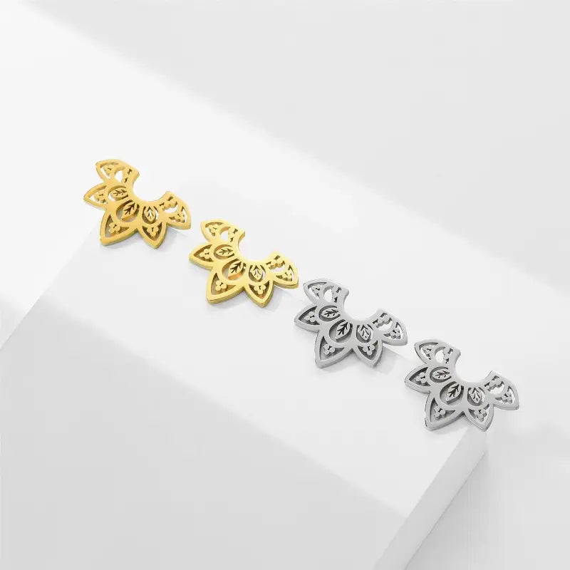 Boucles d’oreilles Bohème fleur de lotus