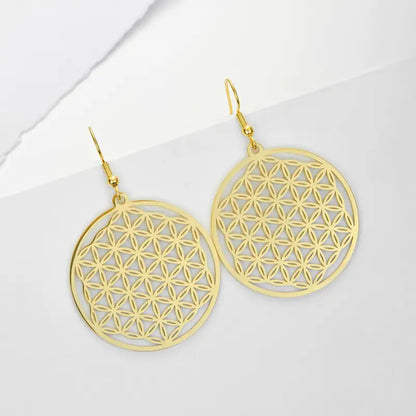 Boucles d’oreilles Fleur de Vie