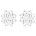 Boucles d'oreilles Fleur de vie simple