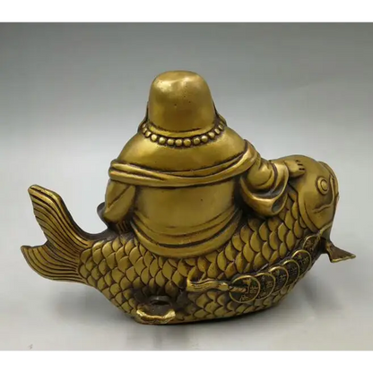 Bouddha rieur poison carpe Koi
