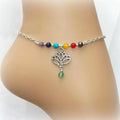 Bracelet de cheville Chakra