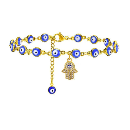 Bracelet de cheville Hamsa