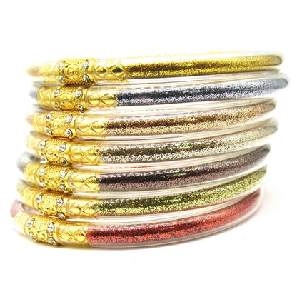 Bracelet Jonc Bouddhiste (Lot 7pcs)