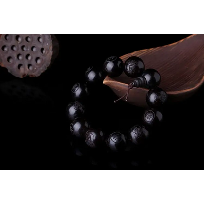 Bracelet Mala en ébène