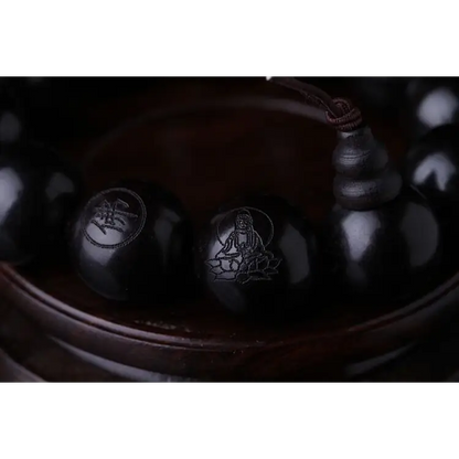 Bracelet Mala en ébène