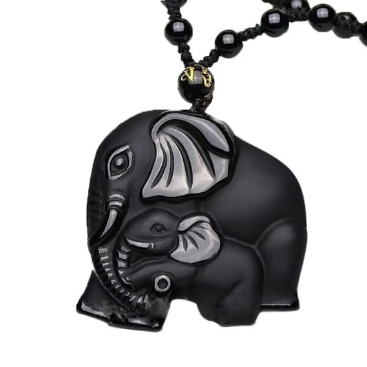 Collier éléphant Bouddhiste