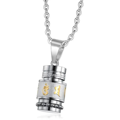 Collier Mantra Bouddhiste Om Mani Padme Hum