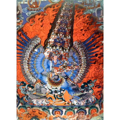 Grand Tableau Bouddhiste Thangka - PF13224 / 90x135CM NO