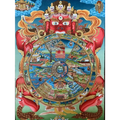 Grand Tableau Bouddhiste Thangka