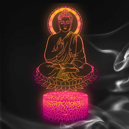 Lampe 3D Bouddha