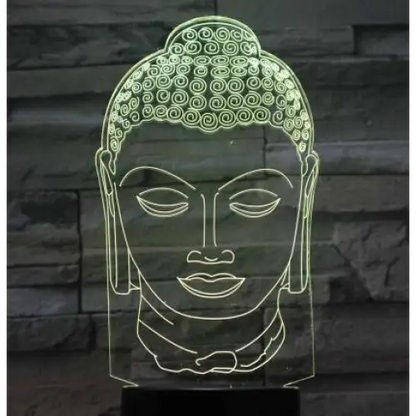 Lampe Bouddha & Lotus