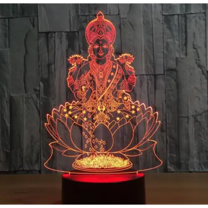 Lampe Bouddha & Lotus