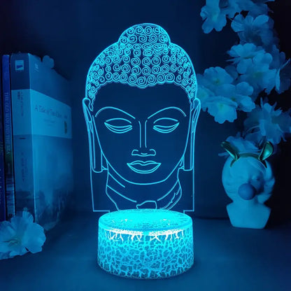 Lampe Tête de Bouddha
