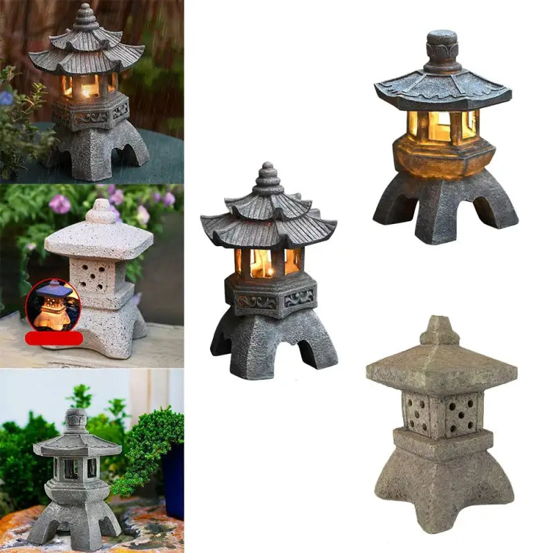 Lanterne Asiatique Solaire de Pagode