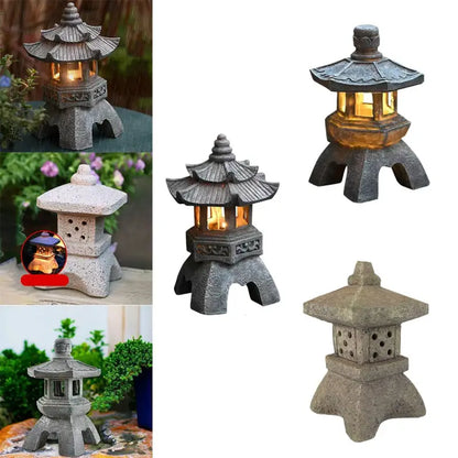 Lanterne Asiatique Solaire de Pagode