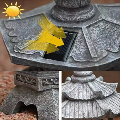 Lanterne Asiatique Solaire de Pagode