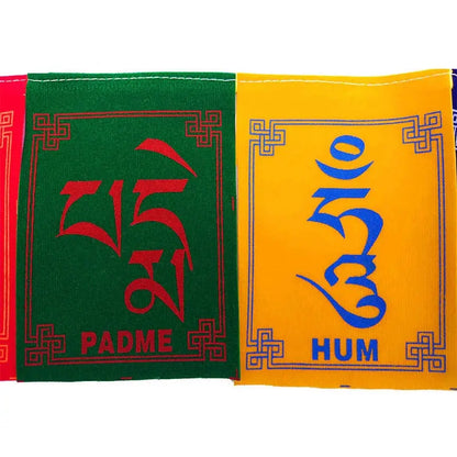Mini drapeaux de prière Bouddhiste