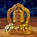 Roue de Priere Tibetaine Ornements auspicieux