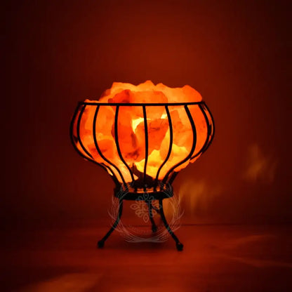 Panier de lampe de sel de l’Himalaya