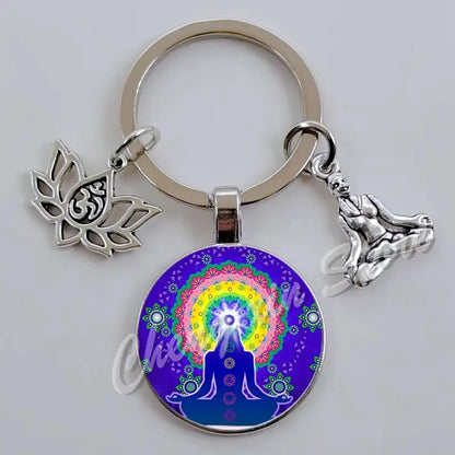 Porte clés 7 chakra