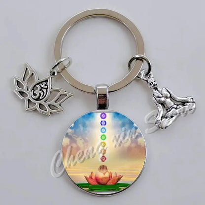 Porte clés 7 chakra