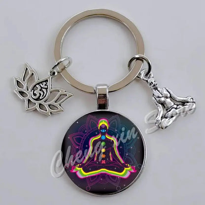 Porte clés 7 chakra