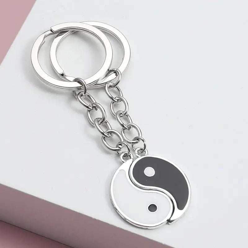 Porte-clés couple Yin Yang
