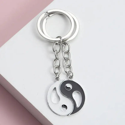 Porte-clés couple Yin Yang