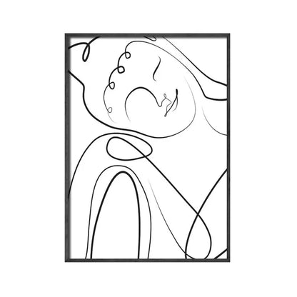 Poster Bouddha blanc Pure - 10X15cm /