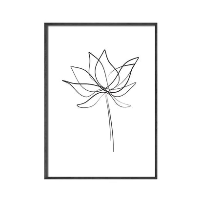 Poster Bouddha blanc Pure