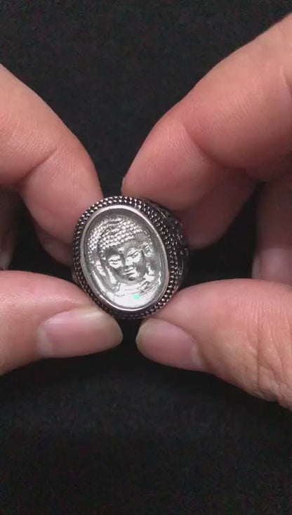 Bague Bouddha Thaï Argent