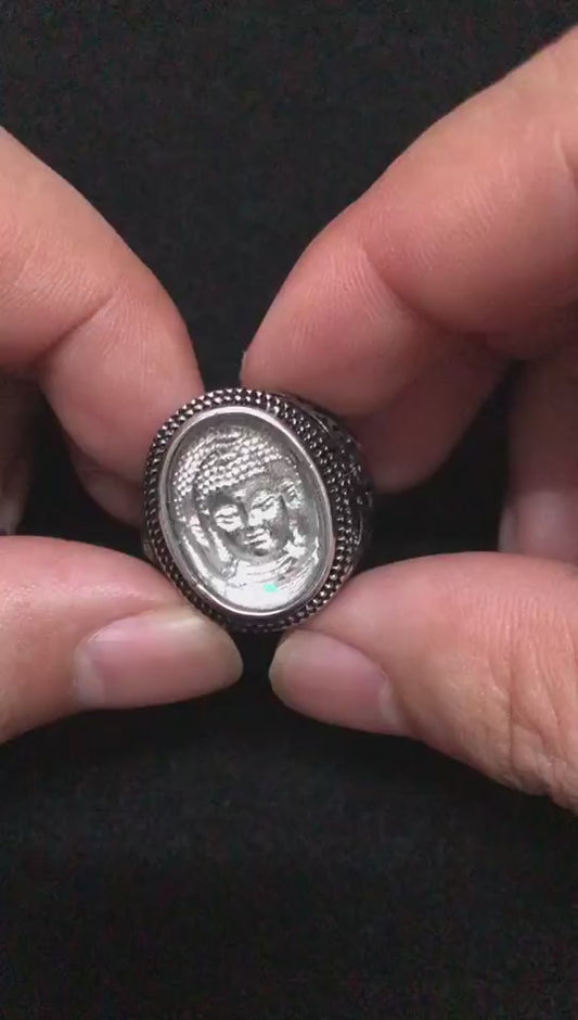 Bague Bouddha Thaï Argent