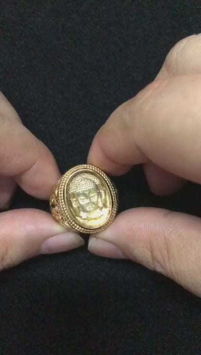Bague Bouddha Thaï Or
