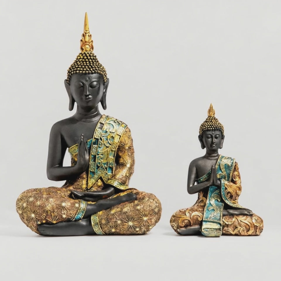 Statue Bouddha de thaïlande : rotation 360