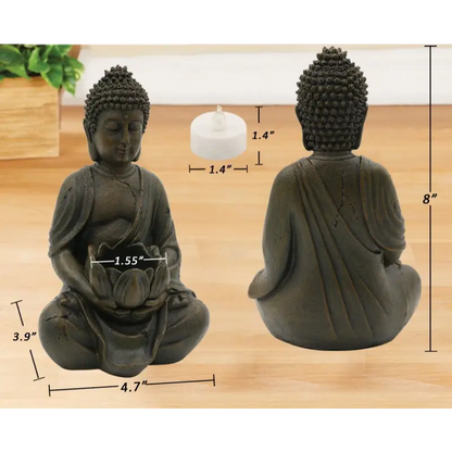 Statue bouddha extérieur pour jardin