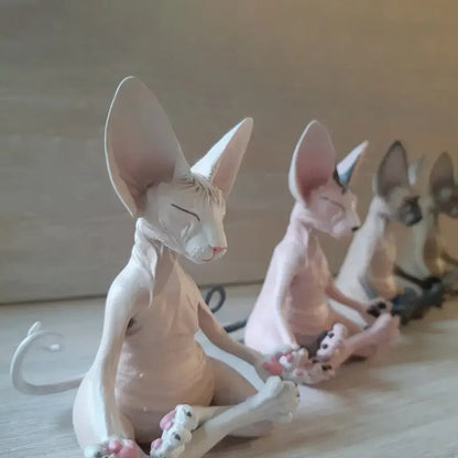 Statuette Chat Sphinx Meditation
