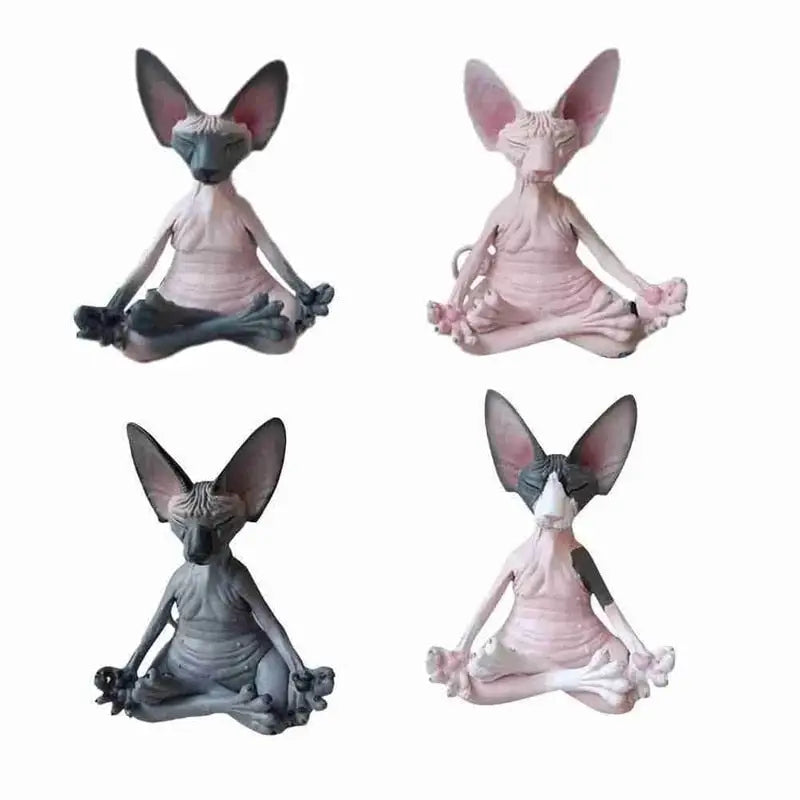 Statuette Chat Sphinx Meditation