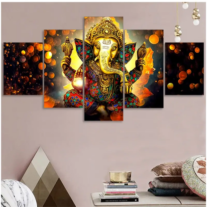 Tableau Ganesh 5 Pieces