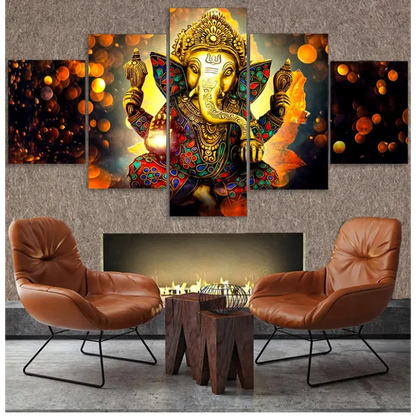 Tableau Ganesh 5 Pieces