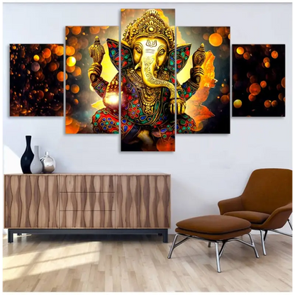 Tableau Ganesh 5 Pieces