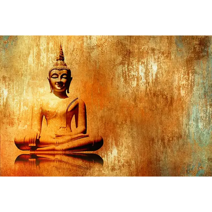 Tableau tête de bouddha Or - 20X30cm Unframed / JZ798-E