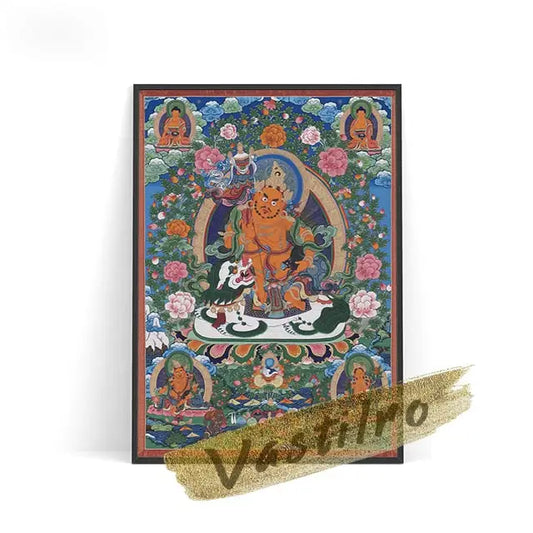 Tableau toile Thangka - 13x18cm No Frame / 05