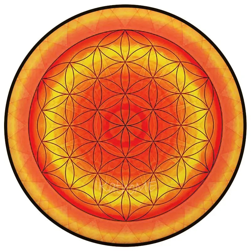 Tapis de méditation Fleur de vie - 39CM