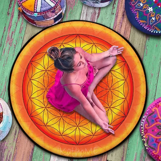 Tapis de méditation Fleur de vie