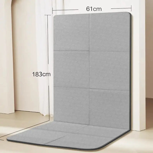 Tapis de méditation Yoga pliable - Gris / 183x61x0.6cm