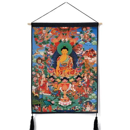 Tenture Thangka Bouddhiste